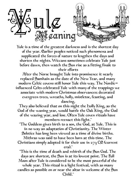what is the meaning of yule